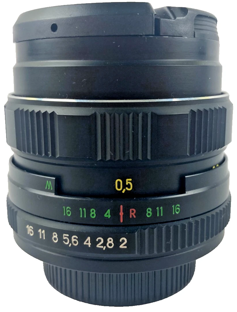 Objectif Helios-44M-4 58mm F/2.0 - Monture Canon EF - Made In URSS - Occasion