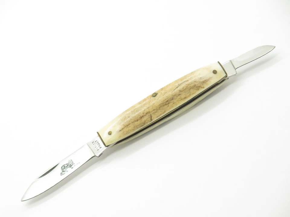 Vintage 1976-1978 Parker Frost Imai Seki Japan Folding Stag Mink 2.87" Knife - Image 2 of 4
