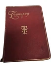 Tennyson Complete Works Hardback 1895 Inscribed Antique - Z#1053