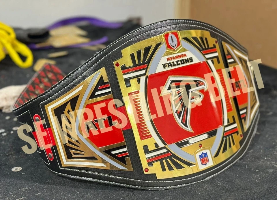 New Atlantic Falcons World Heavyweights Wrestling Championship Belt Adult Size - Image 2 of 4