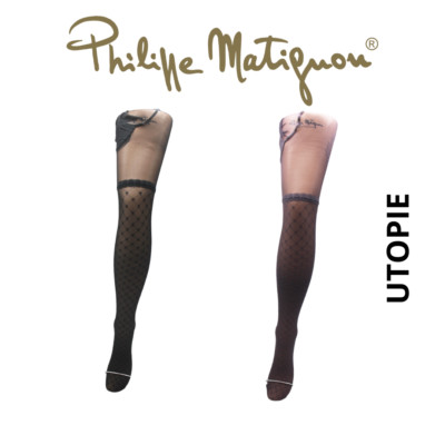 Philippe Matignon SELF-SUSTAINING EFFECT Fancy Tights, Tulle, Black, UTOPIA