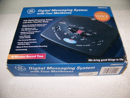 GE Digital Answering Machine 29869GE2 For parts - Zdjęcie 3 z 3