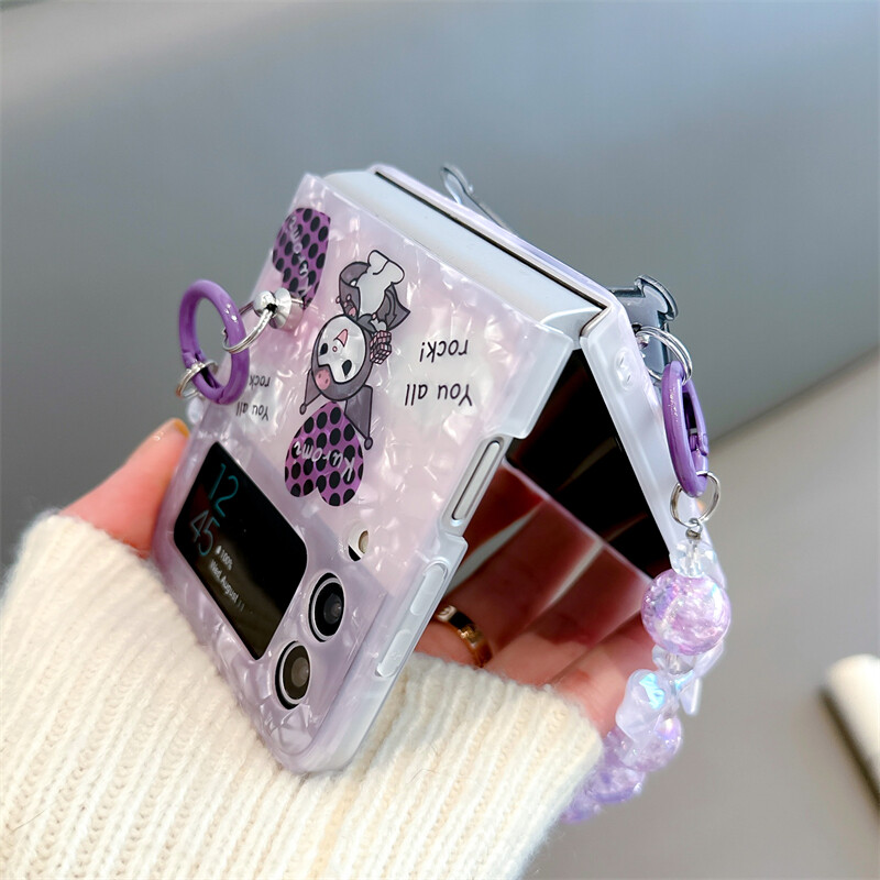 Galaxy Z Flip3 公式 コラボ商品 クロミ ストラップ Galaxy Z Flip3 公式 コラボ商品 クロミ ストラップの通販 by