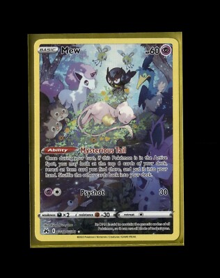 Mewtwo Mew Pokémon Card! Holo/Reverse Holo Ex Rare V Vmax GX Full Art Cards!