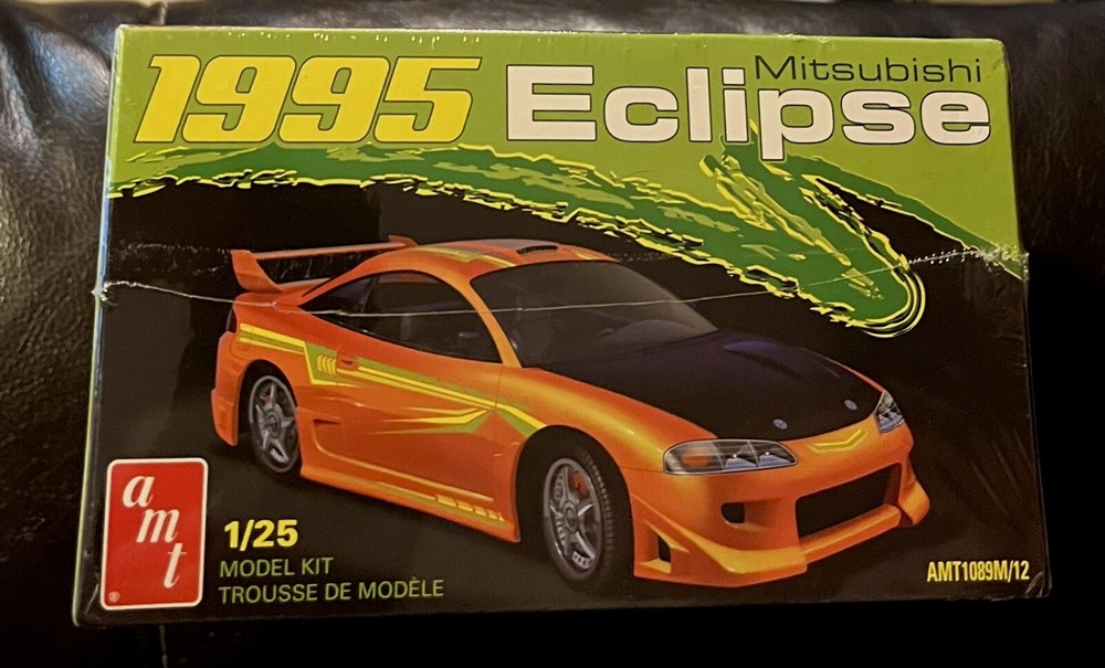 🏁 AMT 1995 Mitsubishi Eclipse (Factory Sealed) Model Kit 1/25 Scale 🏁