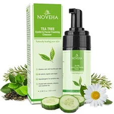 NOVEHA Tea Tree Oil Foaming Cleanser - 3.38 Fl Oz (100mL)