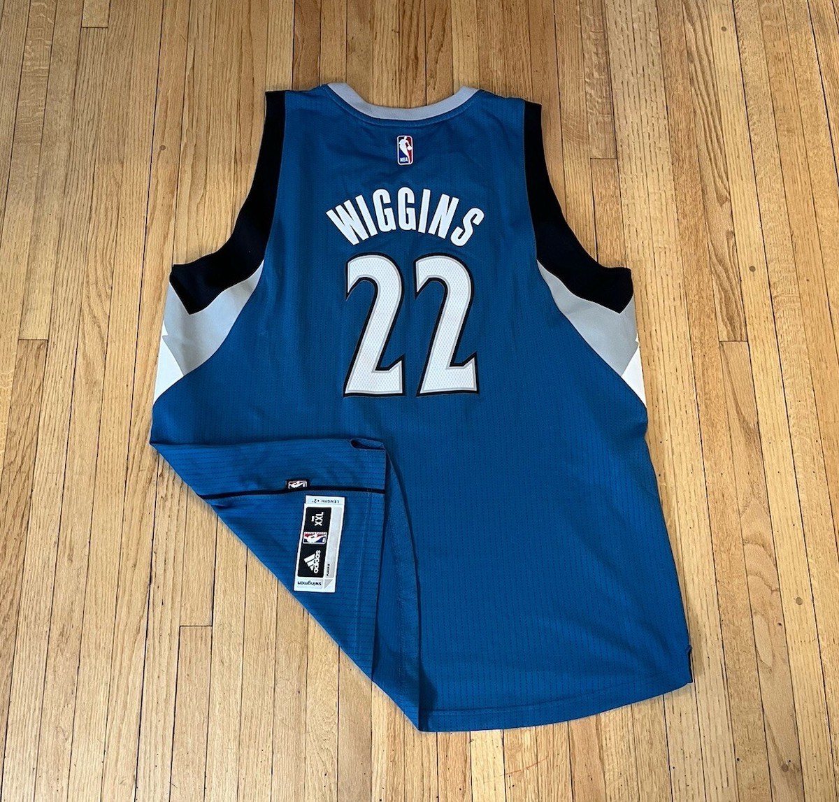 Minnesota Timberwolves Andrew Wiggins Adidas Swingman Jersey XXL EUC NBA  2015