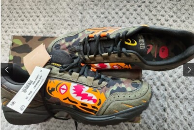 Größe 12 - Bape Asics x A Bathing Ape Gel 1090 Camo- Orange