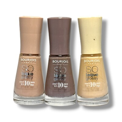 Bourjois So Laque Glossy Nail Polish 10ml/0.3fl.oz. New; You Pick!