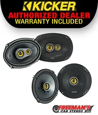 Kicker x1 Pair of 46CSC6934 6x9" Speakers + 1 Pair of 46CSC654 6.5" Speakers