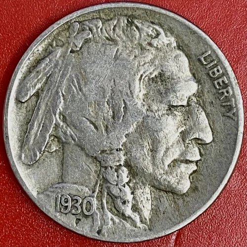 1930 DOUBLE DIE REV, FS-801 FIVE LEGGED BUFFALO NICKEL