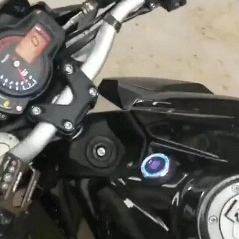 Sistema de alarme antirroubo partida um botão sem chave ignição motor motocicleta acabamento - Imagem 4 de 4