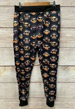 Kayden K Jogger Pants Mens XL Skinny Beats Emoj Poly Stretch New Made in USA