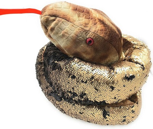 stuffed sequin snake