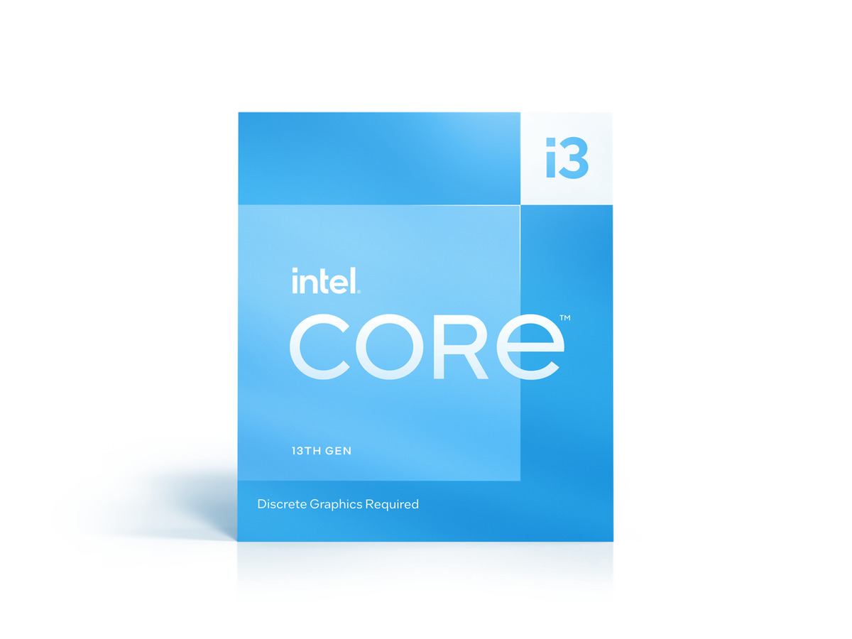 Intel Core i3-13100F Desktop Processor 4 cores (4 P-cores + 0 E-cores) 12MB  Cach