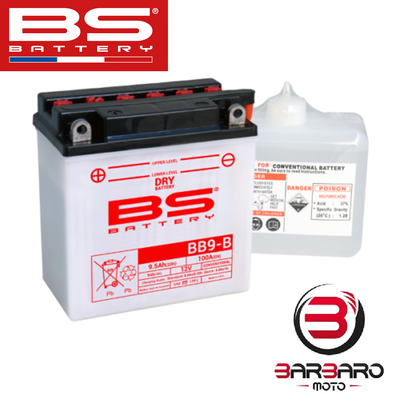 BATTERIE Gel-Batterie YB9-B 12V 9AH Für Piaggio/Vespa ET4 125 M0400 Bj