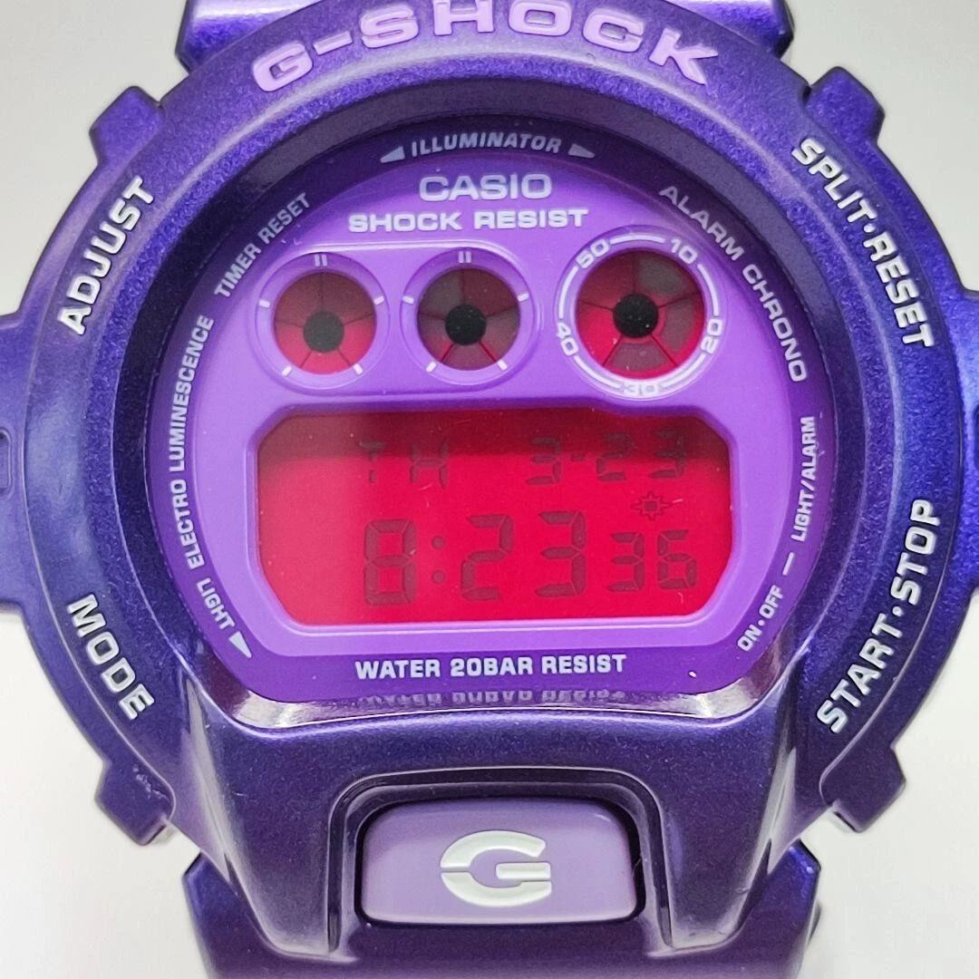 低価新品 CASIO G-SHOCK DW-6900CC パープル pA9IX-m94016381446 お得