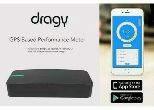 Dragy GPS Performance Meter 10Hz Glonass Rechargeable Magnetic Mount DRG69 - Picture 5 of 6