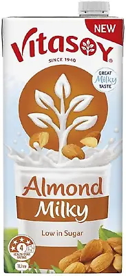 Buy UHT Almond Milk, 1 Litre (Pack Of 12)