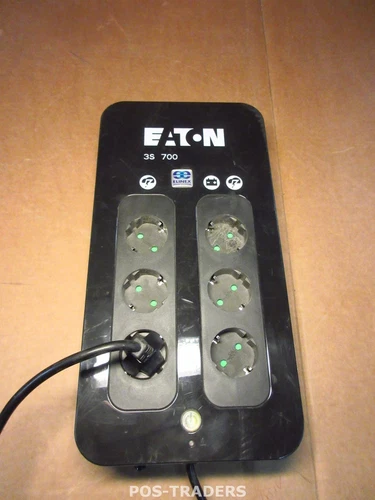Eaton 3S 700 DIN 700VA 420W 6AC outlets Mini Tower  9400-5332-00P PDU 6-SLOTS