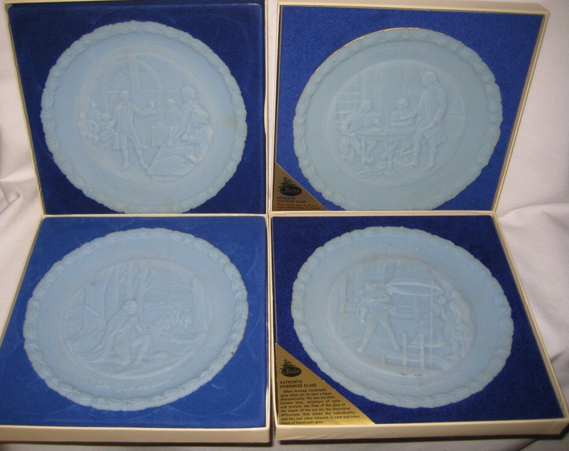 Series of 4 Plates - A Portrait of Liberty - Limited Edition - Collector Plates