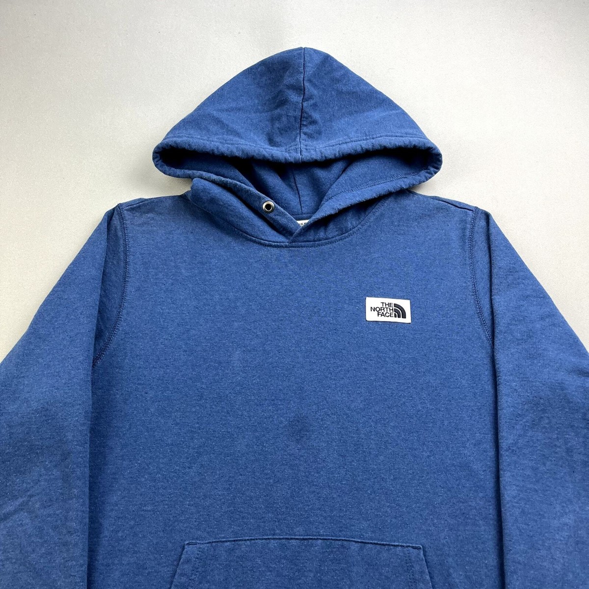 The North Face Hoodie Sweatshirt Adult Small Blue Logo