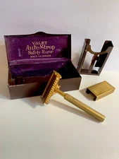 Vintage Valet Auto Strop Safety Razor Set
