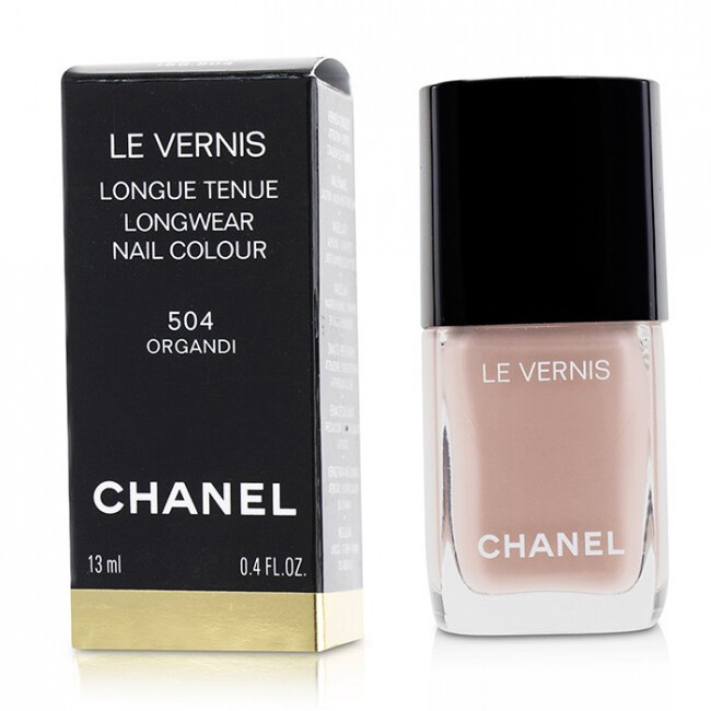 chanel le vernis longwear nail colour in organdi