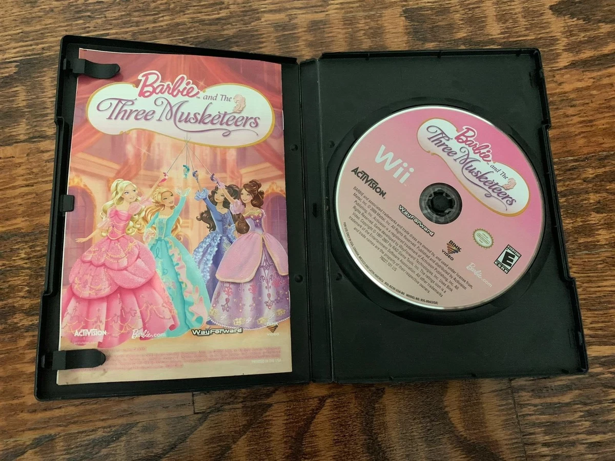 Barbie and the three musketeers wii 2025