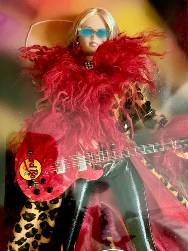 Barbie : HARD ROCK CAFE 1ère édition guitare rouge 2003 #B2509 pas de prix de réserve - Photo 1/9