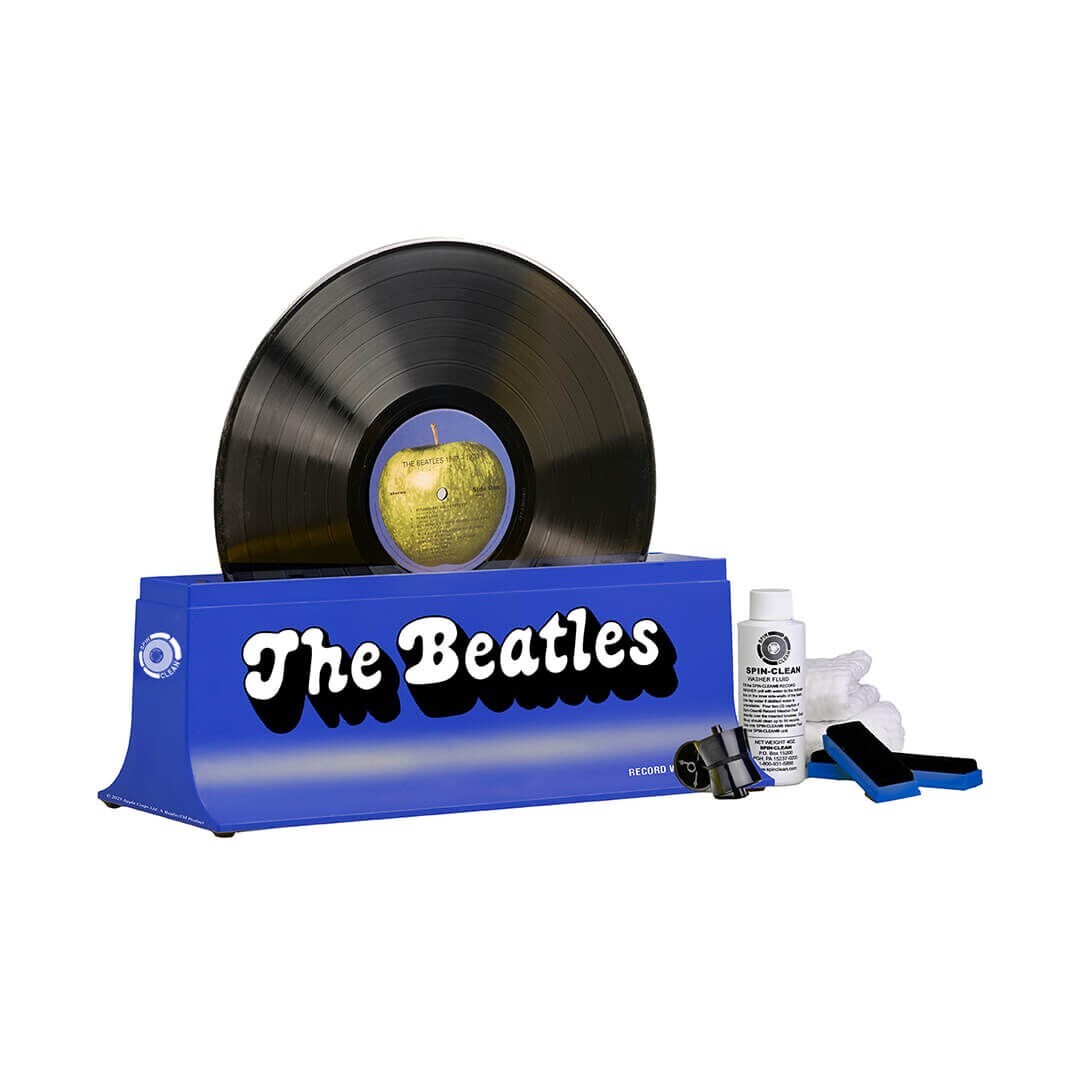 Spin Clean Record Vinyl Cleaner Washer The Beatles Limited Edition - Blue
