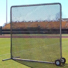 Jones-Sports 7' x 7' #42 HDPE Rectangular Fielder Net and Frame with Wheels