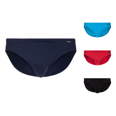 bruno banani Herren Badehose Brief Slip Mini Wave Line 2.0 Swim