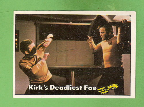 #D279.   SCANLENS 1979  CAPTAIN'S LOG  STAR TREK CARD  #11  KIRK - Picture 1 of 2
