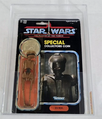 B-50 AFA 70 MINT ON CARD VINTAGE STAR WARS LAST 17 POTF 92 BACK EV-9D9