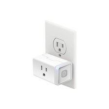 Kasa Smart Plug Mini 1-Pack, Energy Monitoring Wi-Fi Outlet, Alexa  Google Home