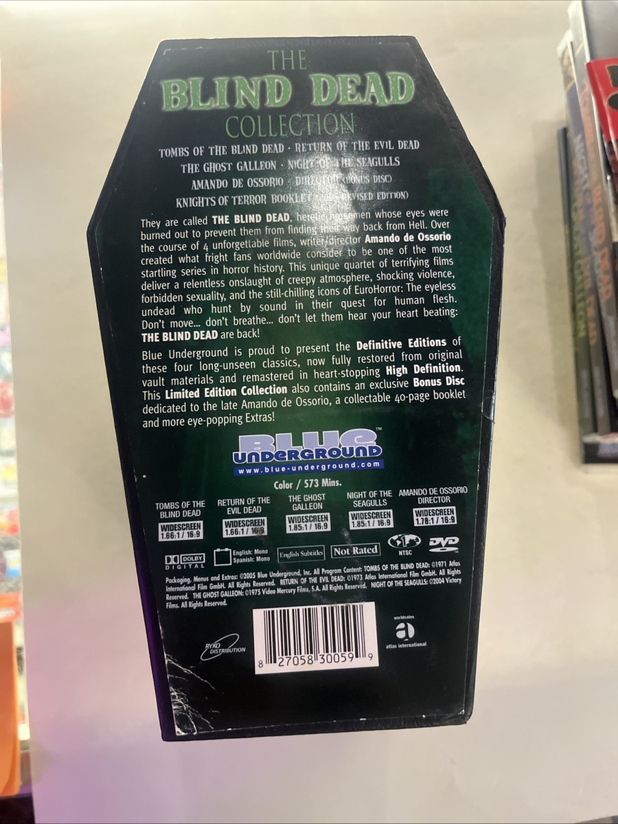 The Blind Dead Collection (DVD, 2005, 5-Disc Set, Limited Edition