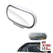Car Blind Spot Mirror, Side Mirror Blind Spot, 360 Degree Convex Wide White