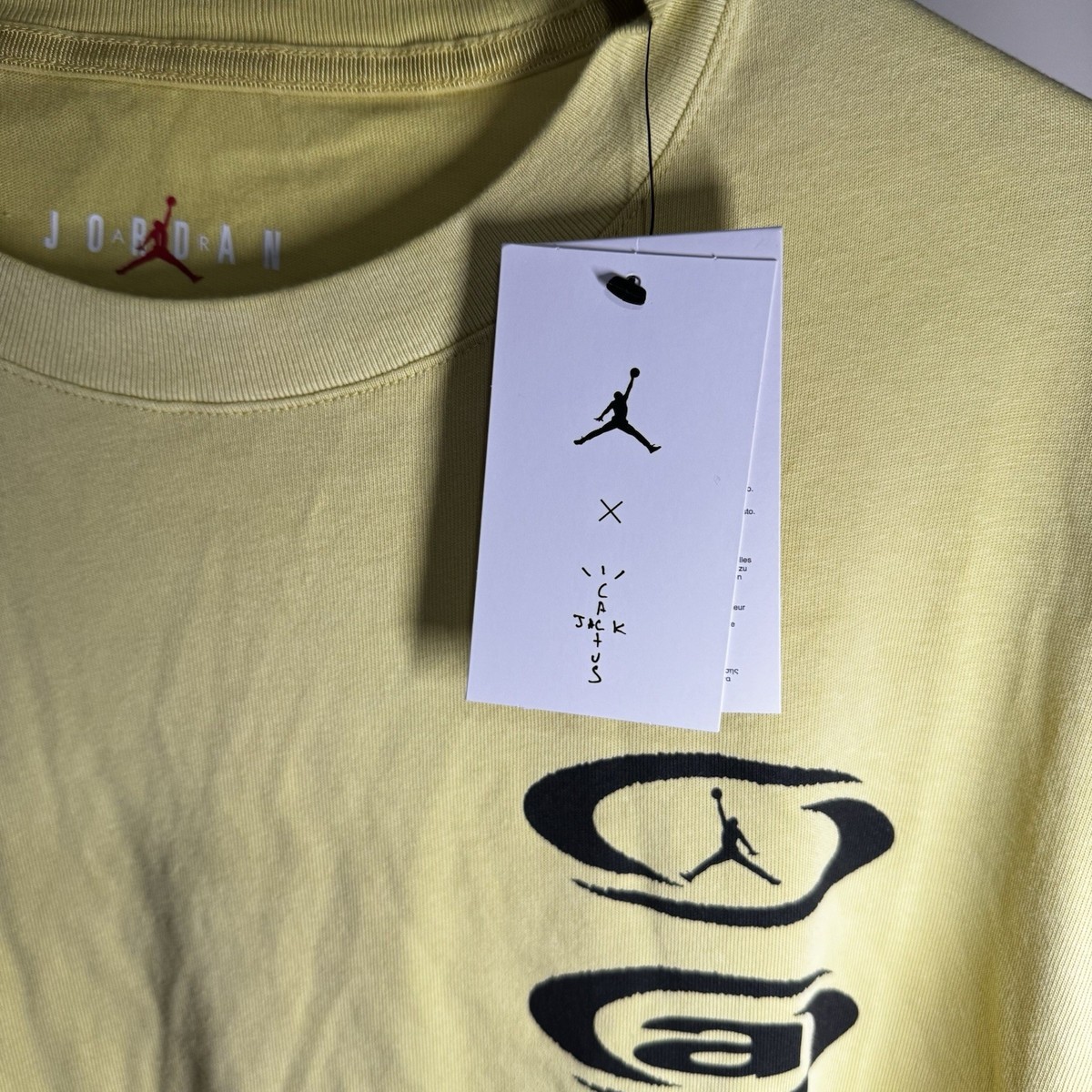 ★入手困難★Nike Jordan x Travis Scott Men's T-Shirt Jordan x Travis Scott T-shirt White Men's - SS24 - US