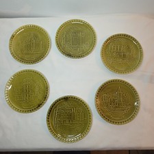 Idea Regalo 6 Piatti Da Dessert Barbotine Ceramica Di Gien Castelli Della Loira