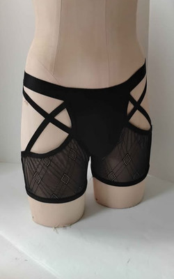 JSY Sexy Men's Lingerie One Size Black Intimate Apparel Underwear
