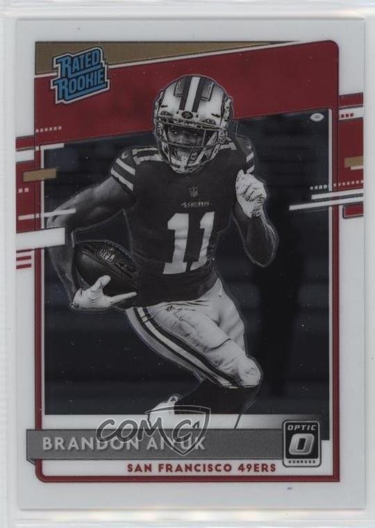 2020 Panini Donruss Optic Rated Rookies Variation Brandon Aiyuk Rookie RC 1bv9