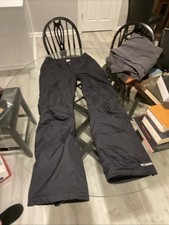 Columbia Omni-Heat Women  s Black Insulated Snow Pants Small