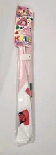Vintage Gayla Kite Happy Hearts 42in Wing Span Easy To Fly Keel Guided Pink 90s