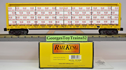 MTH RAILKING 3 RIELES O #10255 P&LE PITTSBURGH & LAKE ERIE CENTER I-BEAM 30-76593 | Condition: New