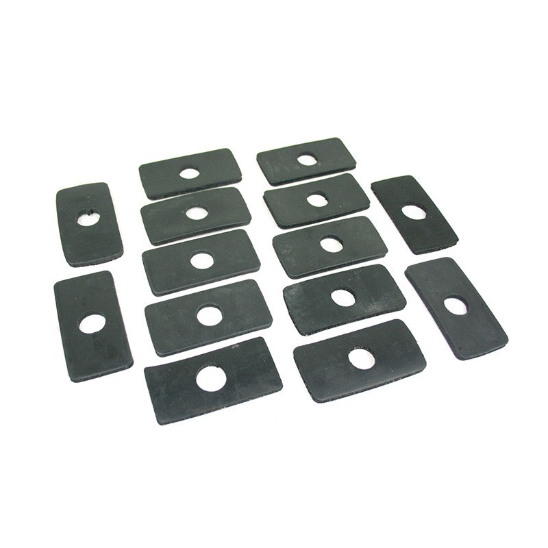 Kit cales caoutchouc pour supprimer les vibrations châssis Jeep Willys MB et Ford