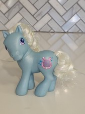 VTG 2002 G3 My Little Pony Bee Bop Shimmery Figure With Glitter Hair