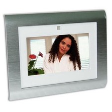 Multimedia Digital Photo Frame, Silver