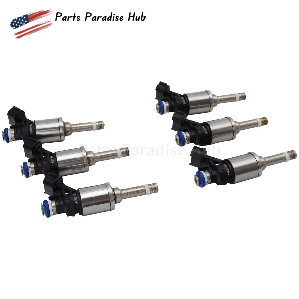 6PCS Fuel Injector For INFINITI QX60 2017-2019 Nissan Pathfinder 16600-6KA0A - Изображение 2 из 4