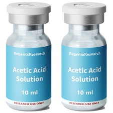 Acetic Acid 10ml 0.6 - 2 Pack - Made in The USA - Research use only
